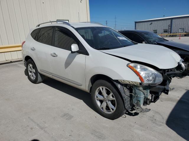 JN8AS5MTXBW155322 - 2011 NISSAN ROGUE S WHITE photo 4