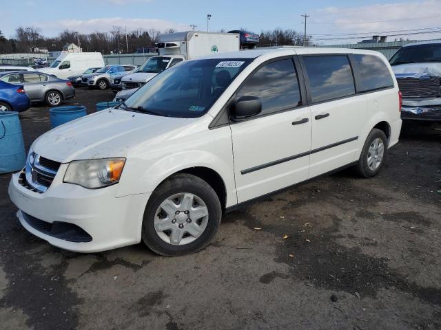 2C4RDGBG4DR586924 - 2013 DODGE GRAND CARA SE WHITE photo 1