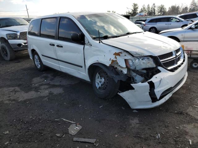 2C4RDGBG4DR586924 - 2013 DODGE GRAND CARA SE WHITE photo 4