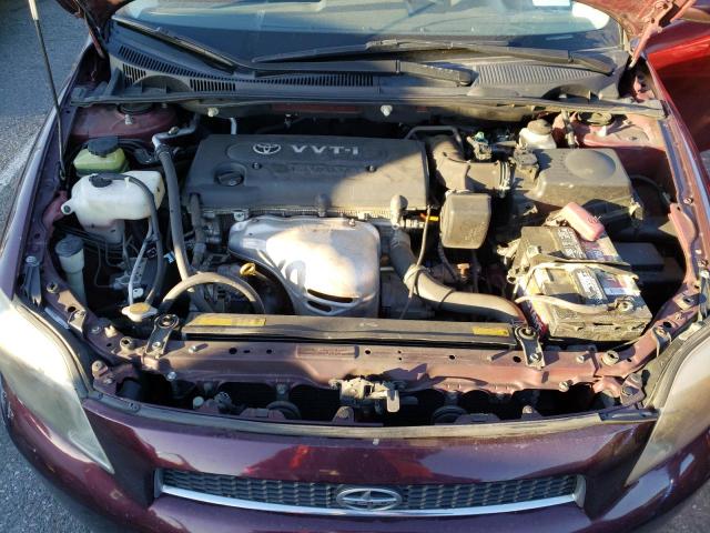 JTKDE177550015136 - 2005 TOYOTA SCION TC PURPLE photo 11