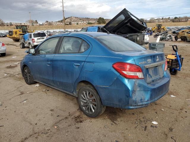 ML32F4FJXKHF17136 - 2019 MITSUBISHI MIRAGE G4 SE BLUE photo 2