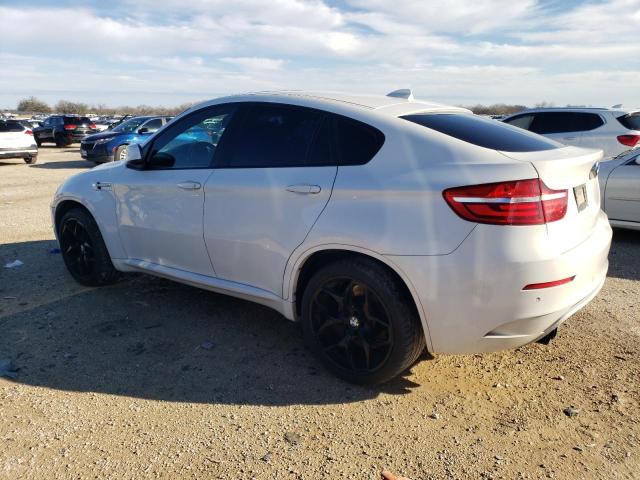 5YMGZ0C52E0C40423 - 2014 BMW X6 M WHITE photo 2