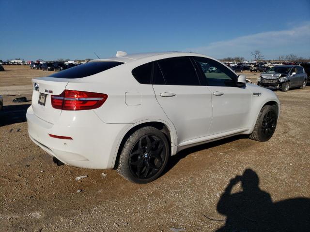 5YMGZ0C52E0C40423 - 2014 BMW X6 M WHITE photo 3