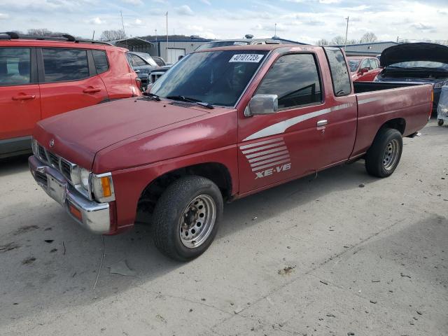 1N6HD16S1SC325907 - 1995 NISSAN TRUCK KING CAB SE RED photo 1