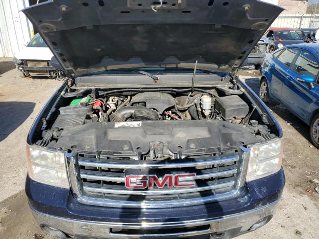 3GTP2VE70CG194332 - 2012 GMC SIERRA K1500 SLE BLUE photo 11