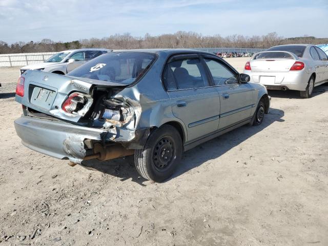 2HGEJ661XYH556394 - 2000 HONDA CIVIC BASE BLUE photo 3