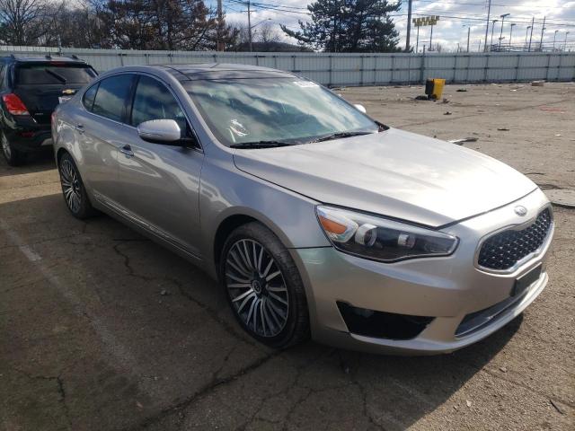 KNALN4D70E5125939 - 2014 KIA CADENZA PREMIUM SILVER photo 4