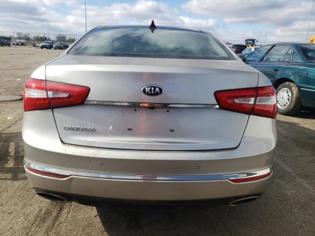 KNALN4D70E5125939 - 2014 KIA CADENZA PREMIUM SILVER photo 6