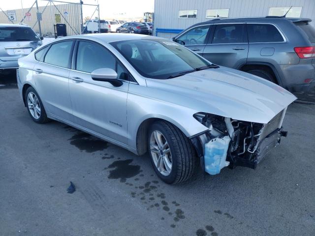 3FA6P0LU0JR235039 - 2018 FORD FUSION SE HYBRID SILVER photo 4