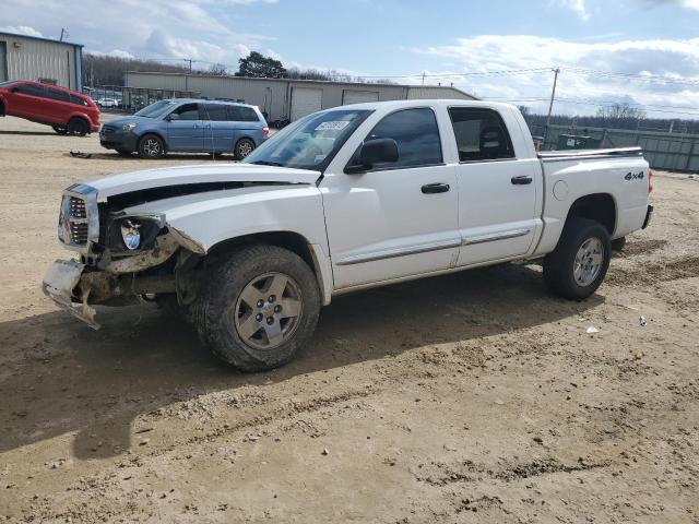 1D7HW58N96S547625 - 2006 DODGE DAKOTA QUAD LARAMIE WHITE photo 1