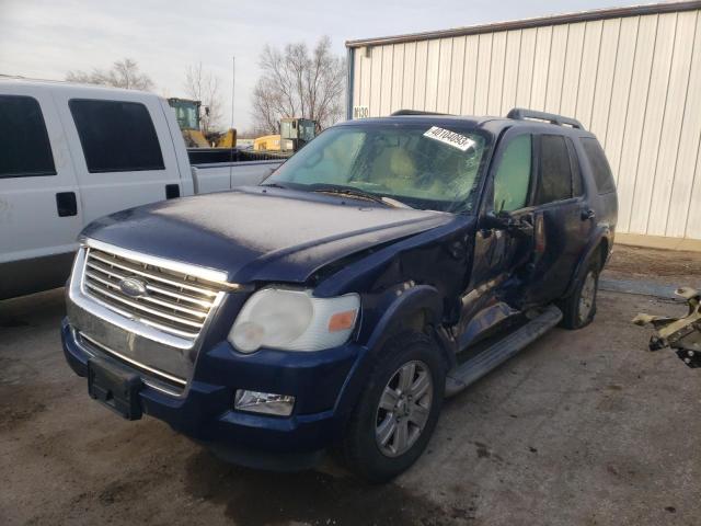 1FMEU73E87UB55677 - 2007 FORD EXPLORER XLT BLUE photo 1