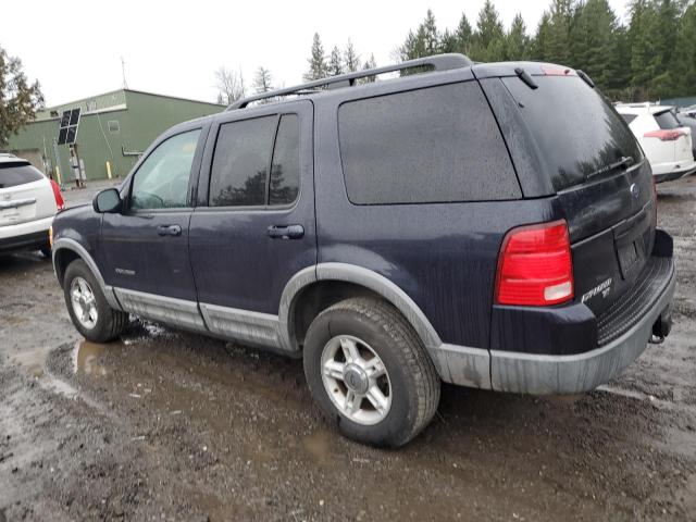 1FMZU73E32UB63034 - 2002 FORD EXPLORER XLT BLUE photo 2