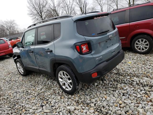 ZACCJBAB2JPJ28058 - 2018 JEEP RENEGADE SPORT GRAY photo 2