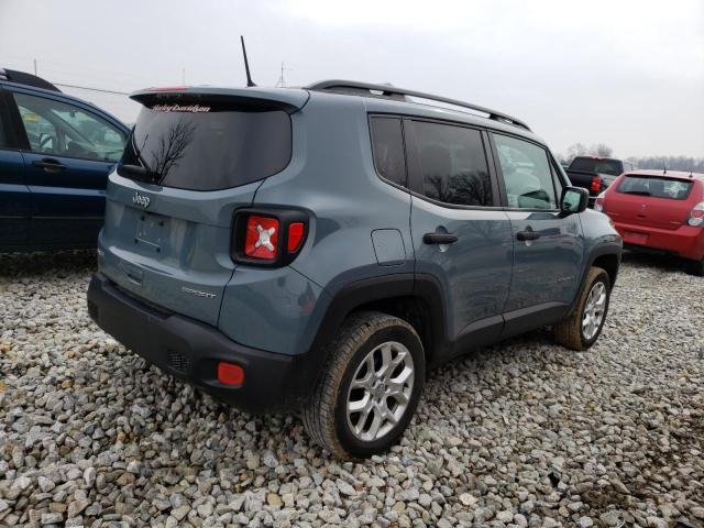 ZACCJBAB2JPJ28058 - 2018 JEEP RENEGADE SPORT GRAY photo 3