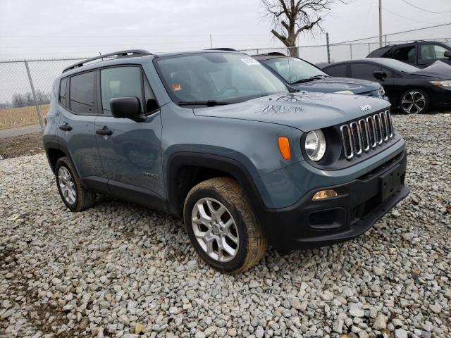 ZACCJBAB2JPJ28058 - 2018 JEEP RENEGADE SPORT Մոխրագույն լուսանկար 4