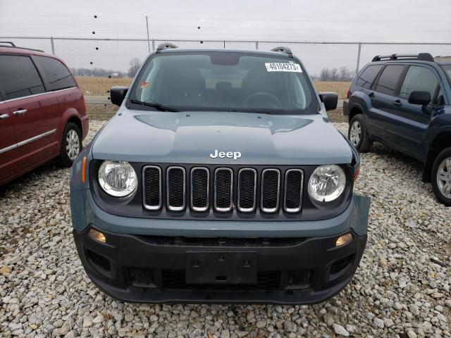 ZACCJBAB2JPJ28058 - 2018 JEEP RENEGADE SPORT Մոխրագույն լուսանկար 5