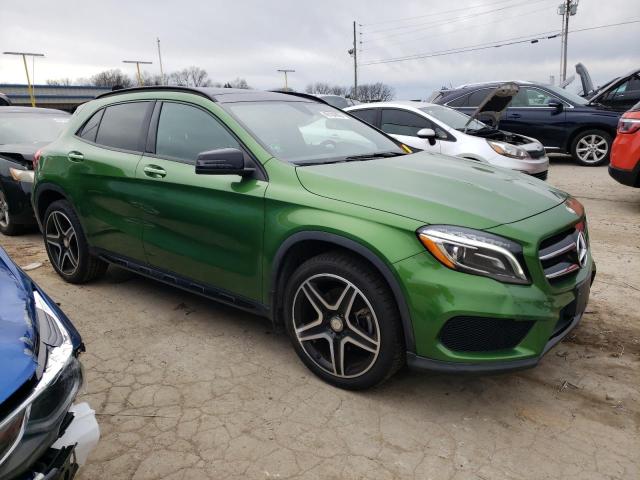 WDCTG4GB3GJ228757 - 2016 MERCEDES-BENZ GLA 250 4MATIC GREEN photo 4