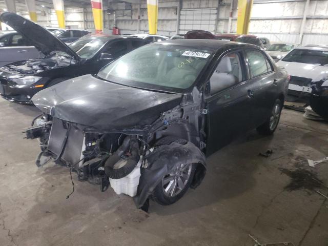 1NXBU40E49Z055830 - 2009 TOYOTA COROLLA BASE BLACK photo 1