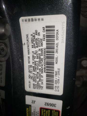 1NXBU40E49Z055830 - 2009 TOYOTA COROLLA BASE BLACK photo 13