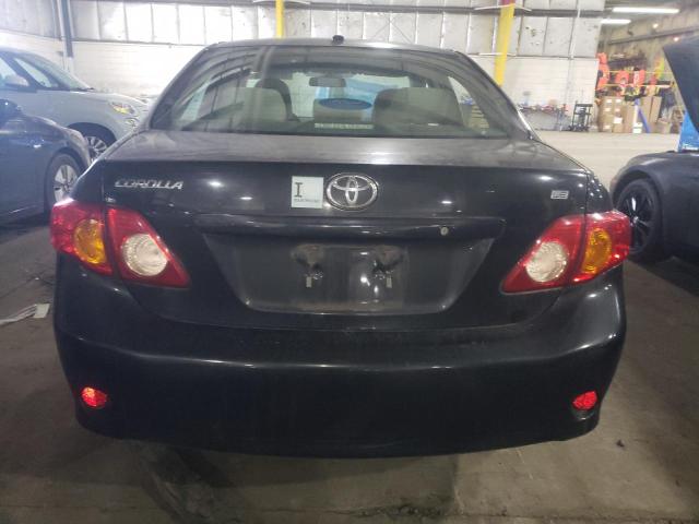 1NXBU40E49Z055830 - 2009 TOYOTA COROLLA BASE BLACK photo 6