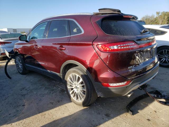 5LMCJ3C98HUL51967 - 2017 LINCOLN MKC RESERVE 勃艮第红 照片 2