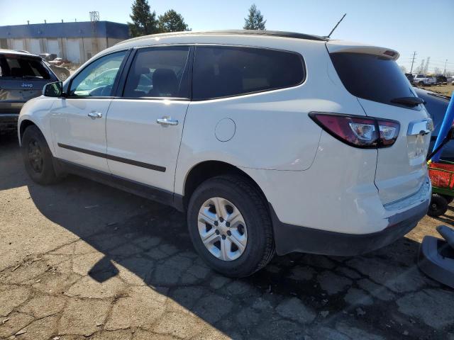 1GNKRFED6EJ119127 - 2014 CHEVROLET TRAVERSE LS WHITE photo 2