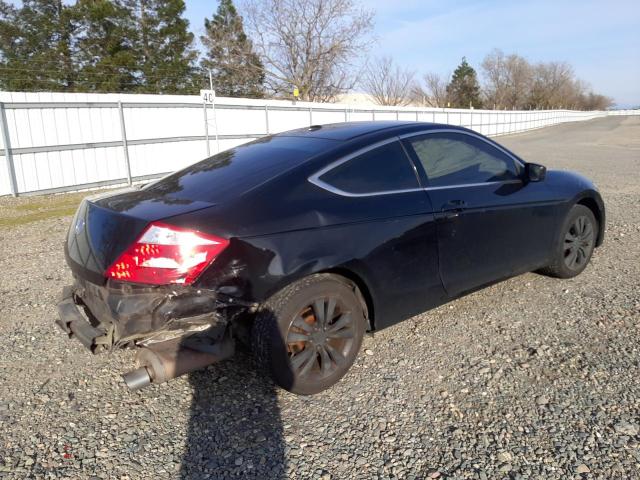 1HGCS12879A014048 - 2009 HONDA ACCORD EXL BLACK photo 3