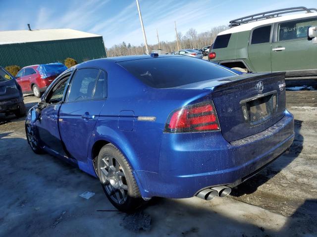 19UUA76507A033239 - 2007 ACURA TL TYPE S BLUE photo 2