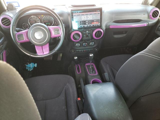 1C4HJWEG6DL539672 - 2013 JEEP WRANGLER U SAHARA BLACK photo 8