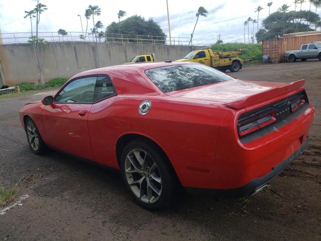 2C3CDZJG8NH124588 - 2022 DODGE CHALLENGER GT RED photo 2