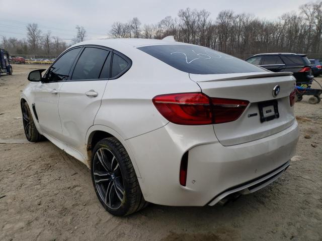 5YMKW8C55J0U72605 - 2018 BMW X6 M WHITE photo 2