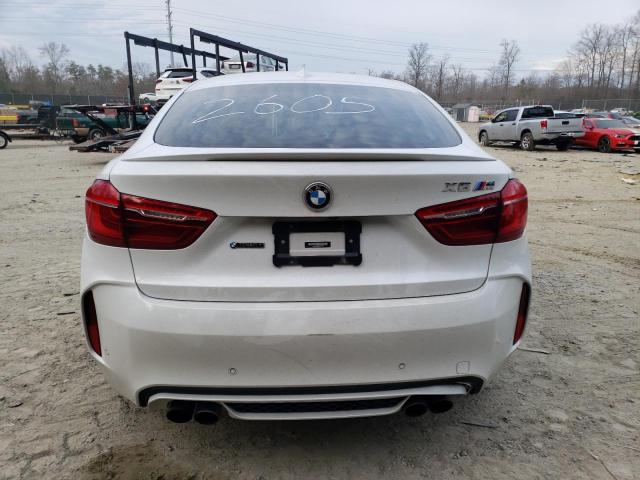 5YMKW8C55J0U72605 - 2018 BMW X6 M WHITE photo 6