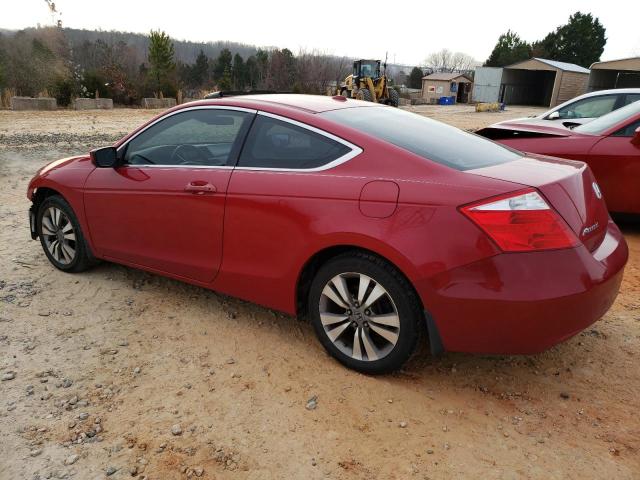 1HGCS1B88AA012703 - 2010 HONDA ACCORD EXL RED photo 2