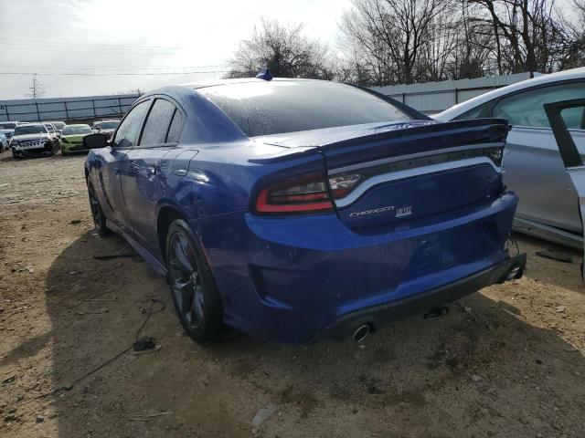 2C3CDXHG2JH234105 - 2018 DODGE CHARGER SXT PLUS BLUE photo 2