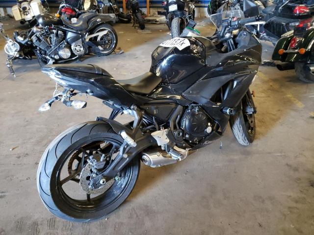 JKAEXEJ19HDA00067 - 2017 KAWASAKI EX650 J შავი ფოტო 4