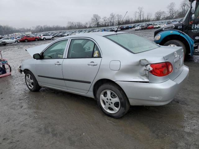 1NXBR32E58Z994296 - 2008 TOYOTA COROLLA CE SILVER photo 2