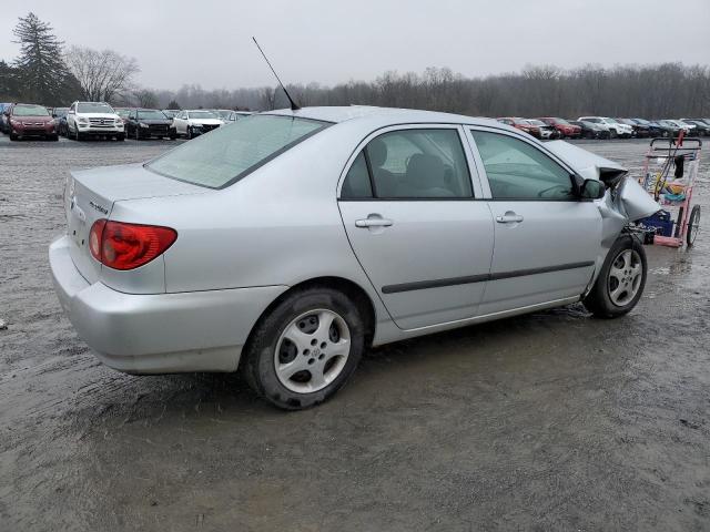 1NXBR32E58Z994296 - 2008 TOYOTA COROLLA CE SILVER photo 3