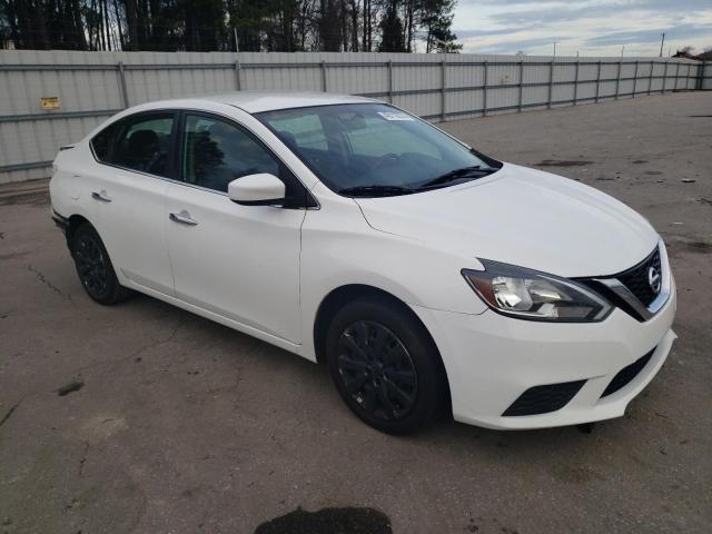 3N1AB7AP3HY330934 - 2017 NISSAN SENTRA S WHITE photo 4