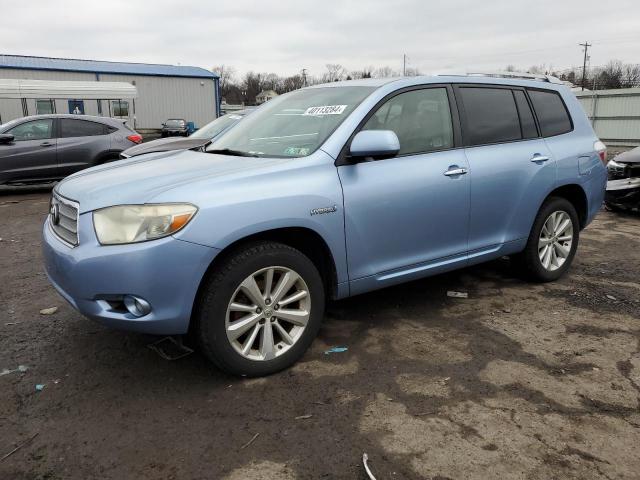 JTEEW44A882007482 - 2008 TOYOTA HIGHLANDER HYBRID LIMITED BLUE photo 1