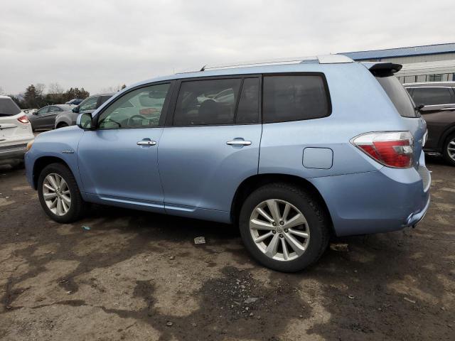 JTEEW44A882007482 - 2008 TOYOTA HIGHLANDER HYBRID LIMITED BLUE photo 2