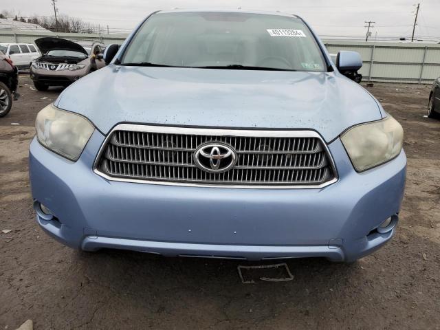 JTEEW44A882007482 - 2008 TOYOTA HIGHLANDER HYBRID LIMITED BLUE photo 5