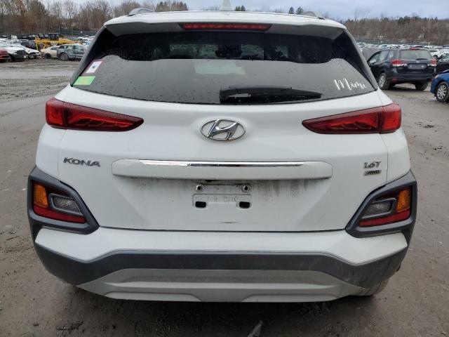 KM8K3CA54KU251865 - 2019 HYUNDAI KONA LIMITED WHITE photo 6