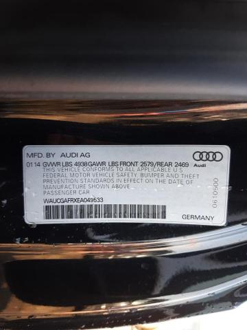 WAUCGAFRXEA049533 - 2014 AUDI S5 PREMIUM PLUS 黑色 照片 12