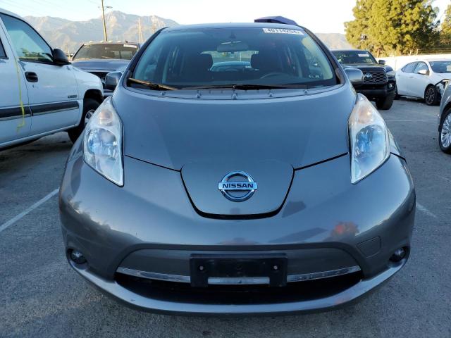 1N4AZ0CP6EC330420 - 2014 NISSAN LEAF S GRAY photo 5