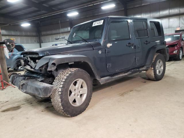 1J4GA39148L606253 - 2008 JEEP WRANGLER U X BLUE photo 1