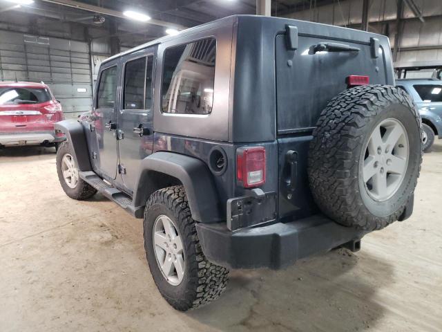 1J4GA39148L606253 - 2008 JEEP WRANGLER U X BLUE photo 2