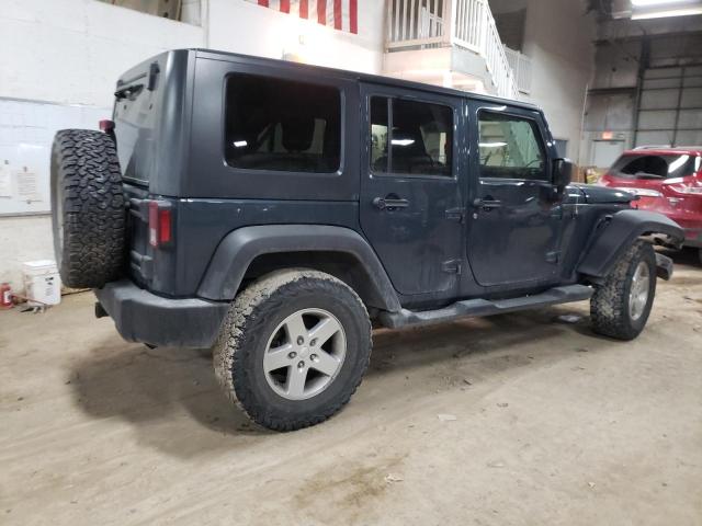 1J4GA39148L606253 - 2008 JEEP WRANGLER U X BLUE photo 3