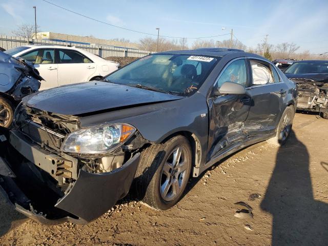 1G1ZH57B484215124 - 2008 CHEVROLET MALIBU 1LT GRAY photo 1
