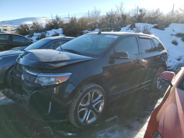 2FMDK3AK2EBA78102 - 2014 FORD EDGE SPORT BLACK photo 1