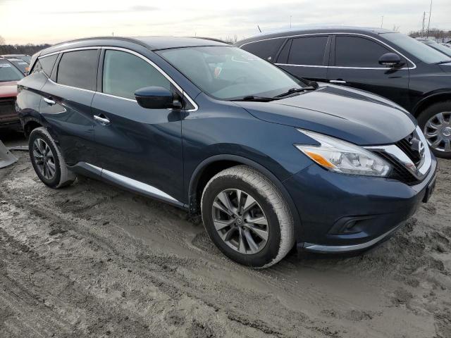 5N1AZ2MG2HN159593 - 2017 NISSAN MURANO S BLUE photo 4